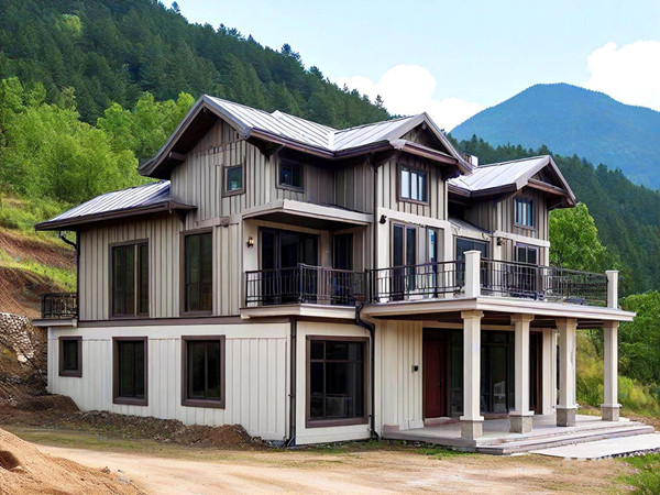在山區(qū)可以搭建輕鋼別墅嗎？可行性與優(yōu)勢(shì)分析